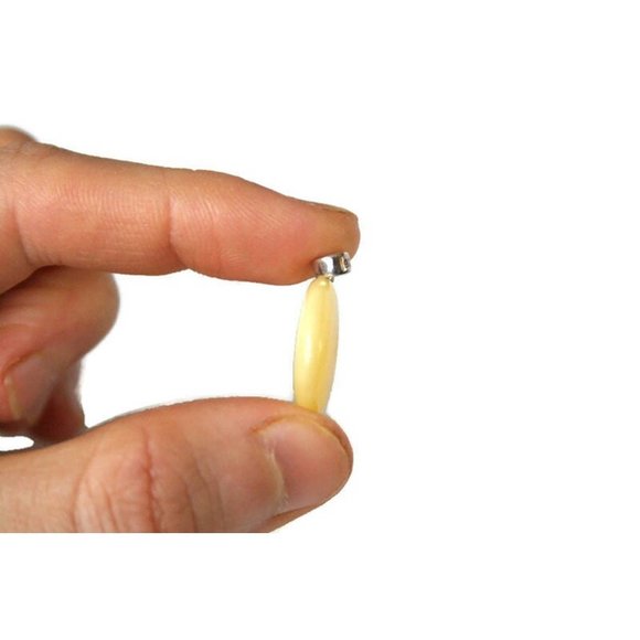 100% Real BALTIC Amber Pendant, Natural Amber Donut Pendant, Royal Butter Amber - Picture 4 of 7